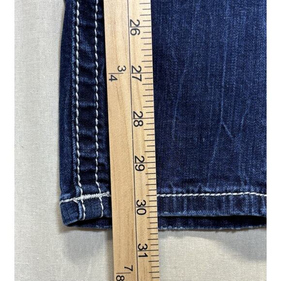 Miss Me Dark Blue Straight Leg Jeans - Picture 3 of 16